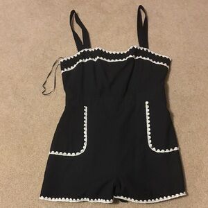 Stylish Black and White Kids One Piece